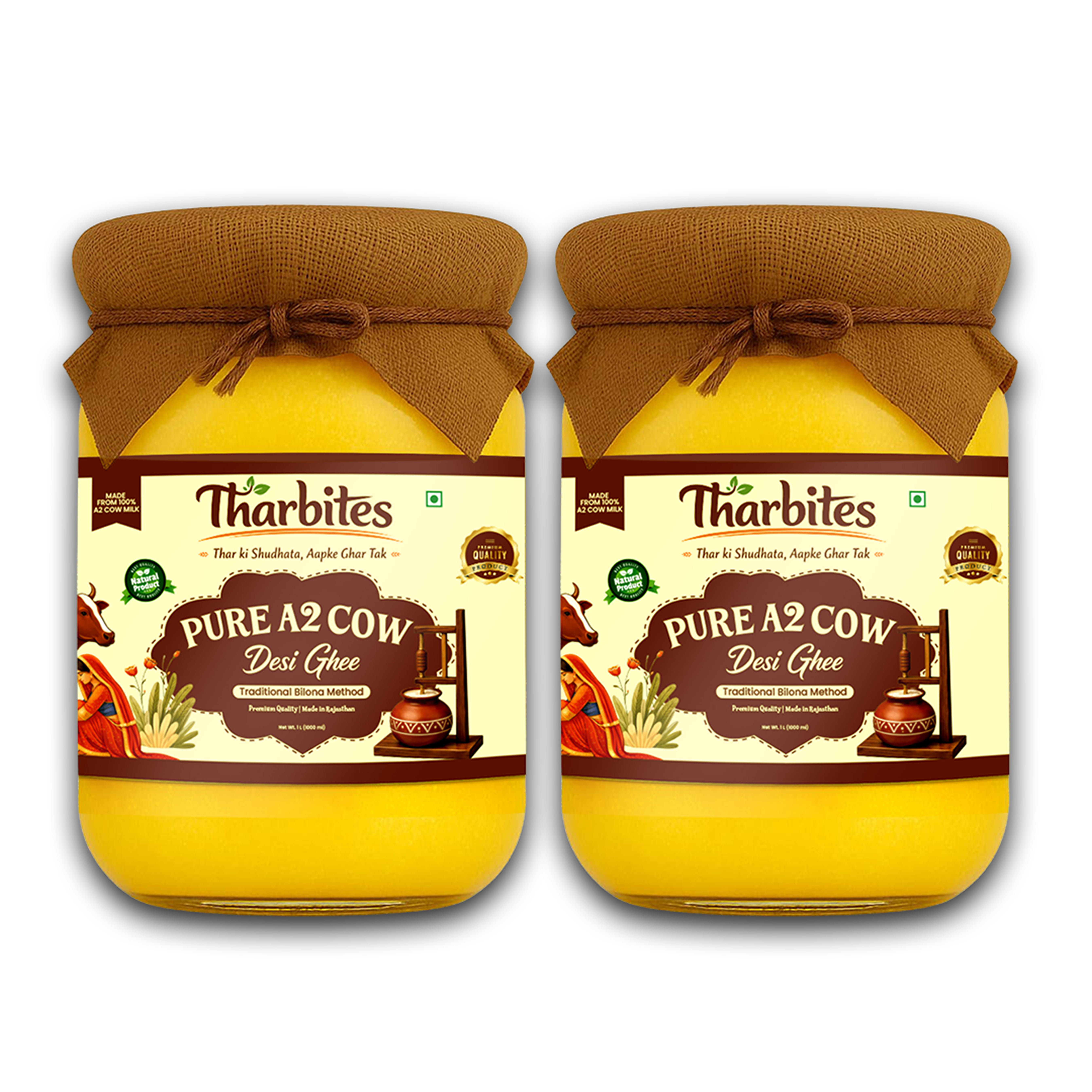   A 2 Desi Cow Bilona Ghee 